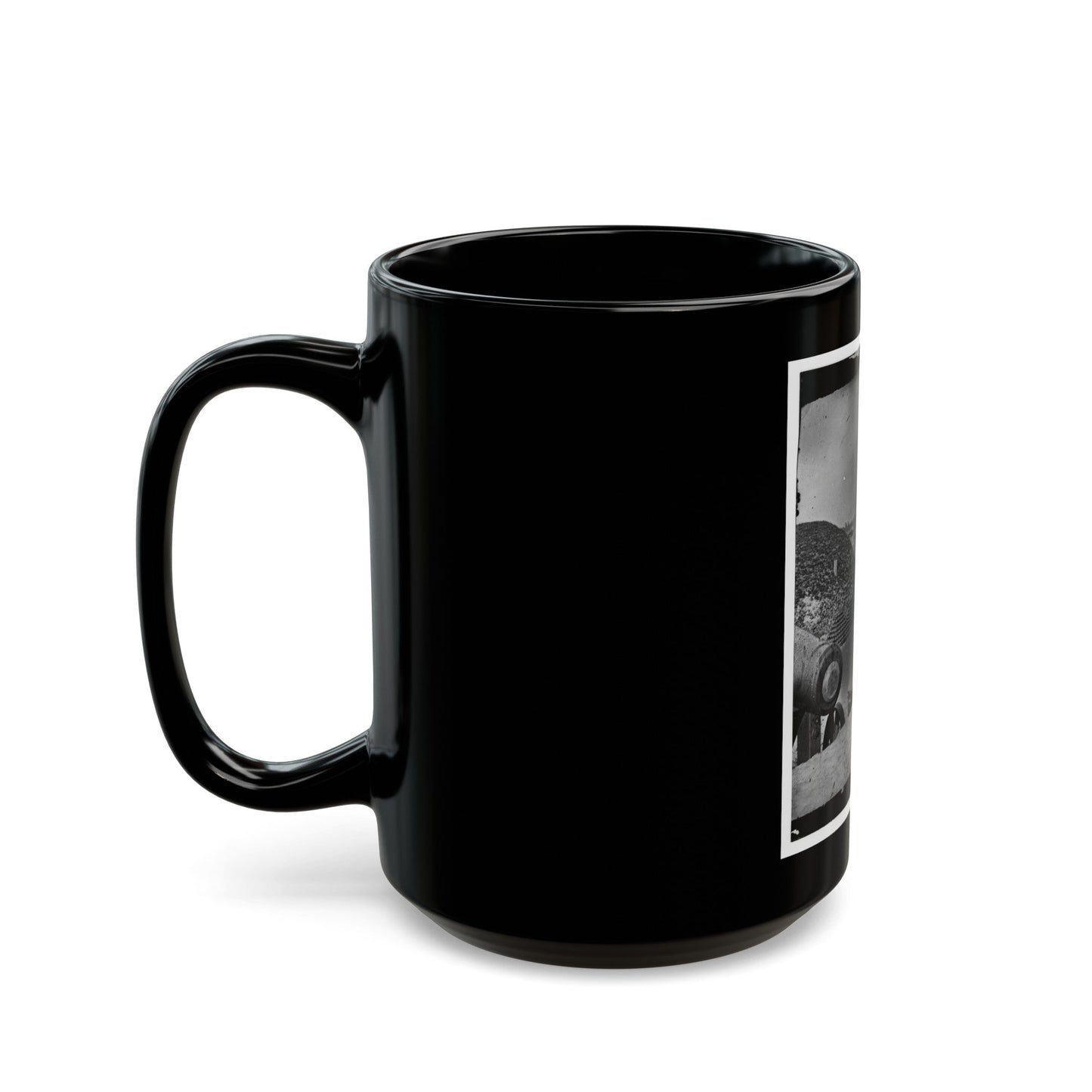 Phillips Island, S.C. Fort Beauregard (U.S. Civil War) Black Coffee Mug-The Sticker Space