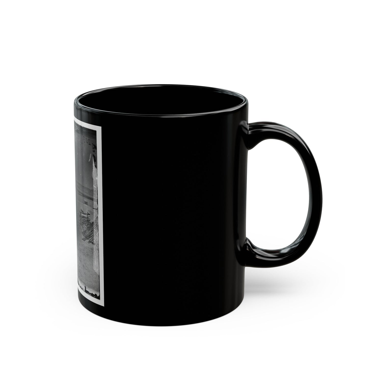 Phillips Island, S.C. Fort Beauregard (U.S. Civil War) Black Coffee Mug-The Sticker Space