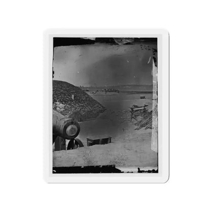 Phillips Island, S.C. Fort Beauregard (U.S. Civil War) Refrigerator Magnet 2 Inch Die-Cut - The Sticker Space