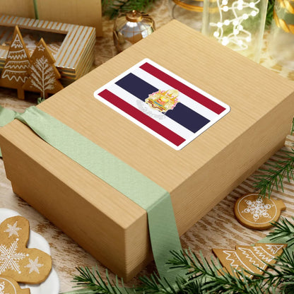 Phithaksantirat flag of the Royal Thai Police (Thailand) STICKER Vinyl Kiss-Cut Decal - The Sticker Space