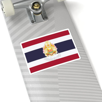 Phithaksantirat flag of the Royal Thai Police (Thailand) STICKER Vinyl Kiss-Cut Decal - The Sticker Space