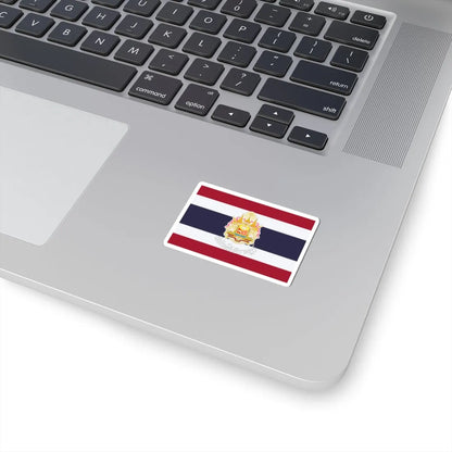 Phithaksantirat flag of the Royal Thai Police (Thailand) STICKER Vinyl Kiss-Cut Decal - The Sticker Space