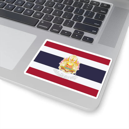 Phithaksantirat flag of the Royal Thai Police (Thailand) STICKER Vinyl Kiss-Cut Decal - The Sticker Space