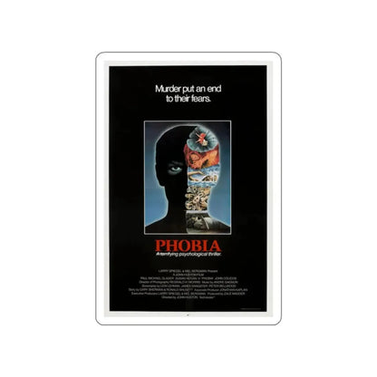 PHOBIA 1980 Movie Poster STICKER Vinyl Die-Cut Decal - The Sticker Space