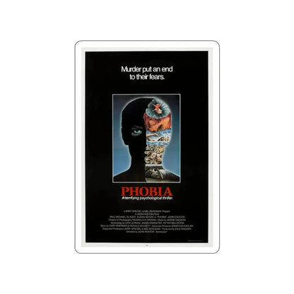 PHOBIA 1980 Movie Poster STICKER Vinyl Die-Cut Decal - The Sticker Space