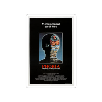 PHOBIA 1980 Movie Poster STICKER Vinyl Die-Cut Decal-White-The Sticker Space