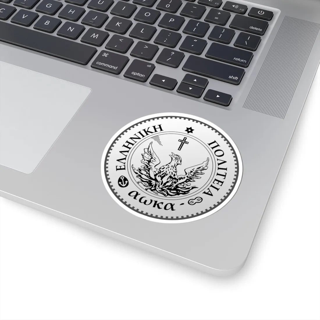 Phoenix Greek coin 1828-1833 Obverse (Greece) (Coat of Arms) STICKER Vinyl Kiss-Cut Decal - The Sticker Space