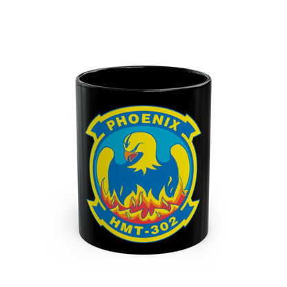 Phoenix HMT 302 (USMC) Black Coffee Mug-11oz-The Sticker Space