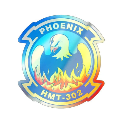 Phoenix HMT 302 (USMC) Holographic STICKER Die-Cut Vinyl Decal 6 Inch Holographic - The Sticker Space