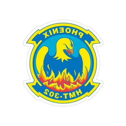 Phoenix HMT 302 (USMC) REVERSE PRINT Transparent Die-Cut STICKER - The Sticker Space