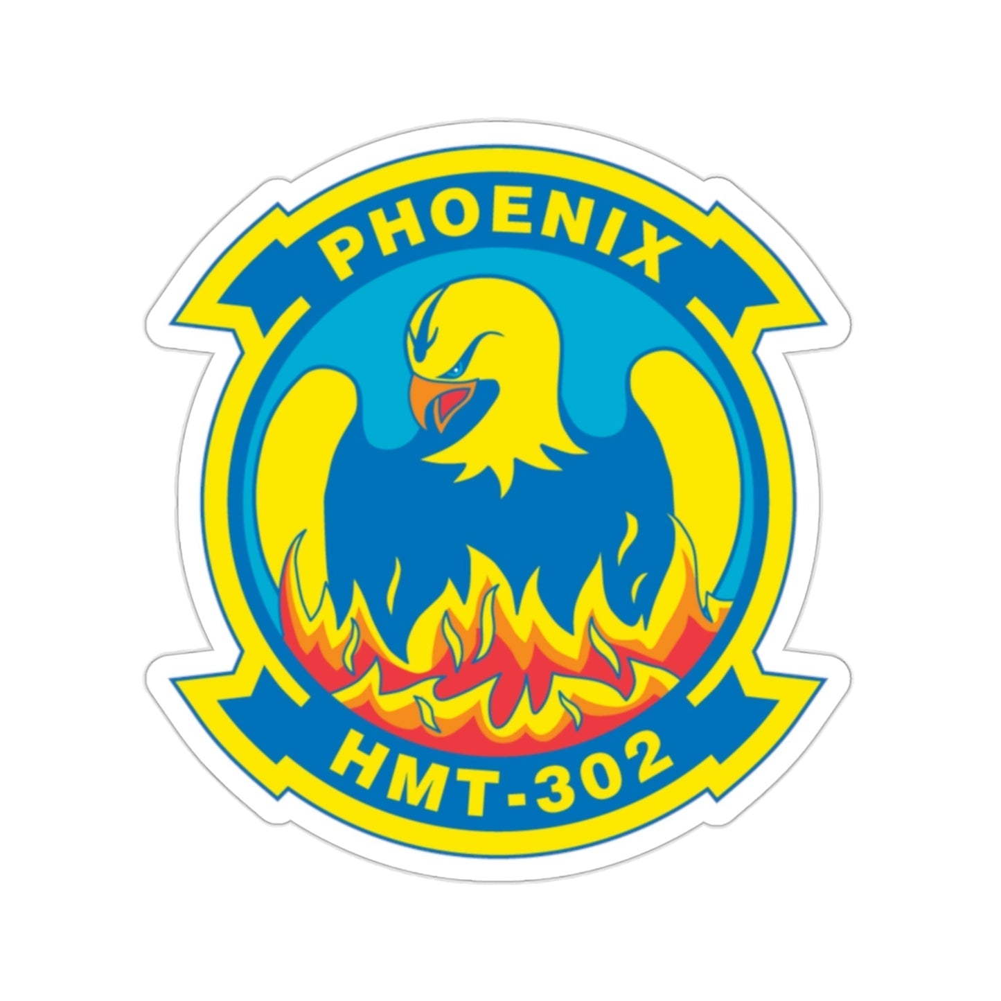 Phoenix HMT 302 (USMC) STICKER Vinyl Die-Cut Decal-2 Inch-The Sticker Space