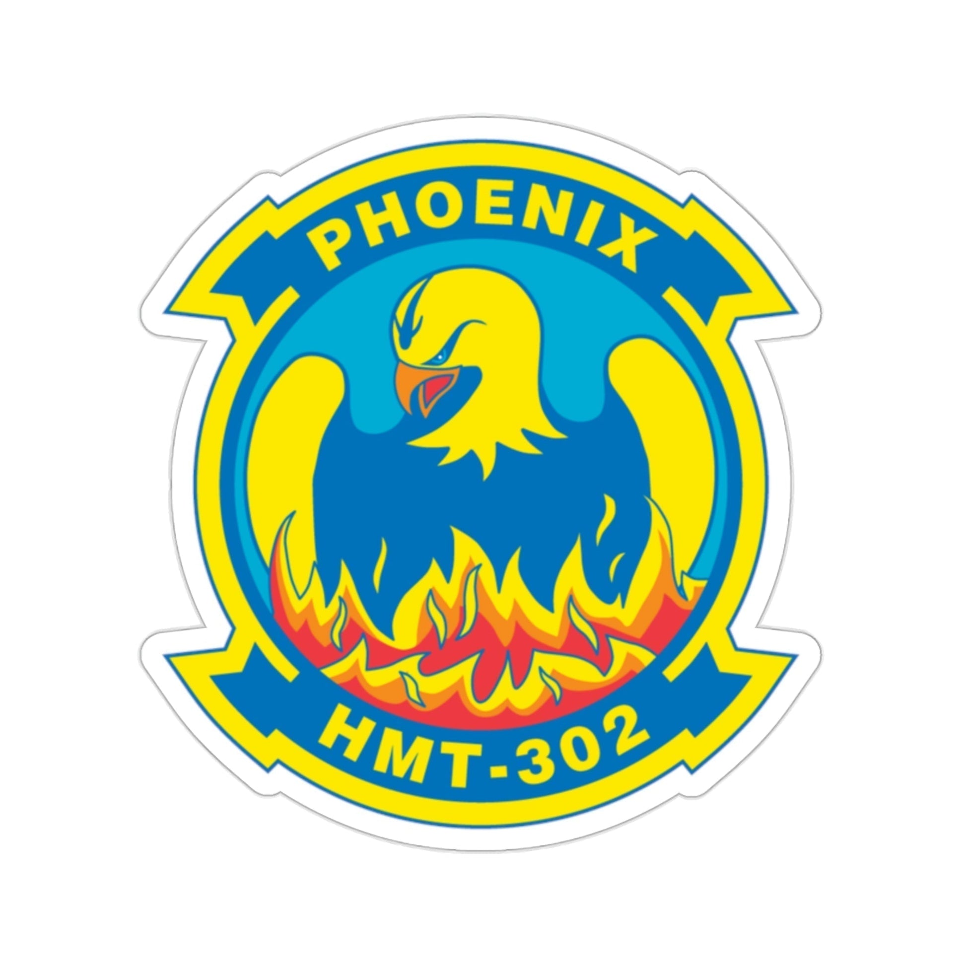 Phoenix HMT 302 (USMC) STICKER Vinyl Die-Cut Decal-2 Inch-The Sticker Space