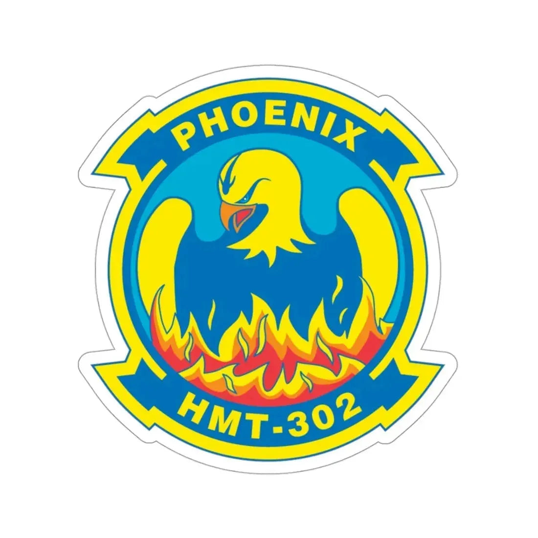 Phoenix HMT 302 (USMC) STICKER Vinyl Die-Cut Decal - The Sticker Space