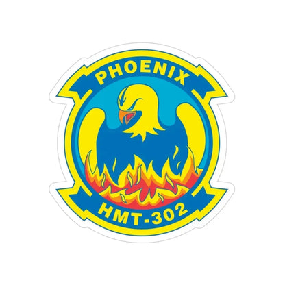 Phoenix HMT 302 (USMC) Transparent STICKER Die-Cut Vinyl Decal 3 Inch - The Sticker Space