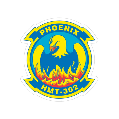 Phoenix HMT 302 (USMC) Transparent STICKER Die-Cut Vinyl Decal-3 Inch-The Sticker Space