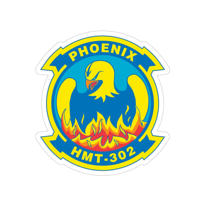 Phoenix HMT 302 (USMC) Transparent STICKER Die-Cut Vinyl Decal-4 Inch-The Sticker Space