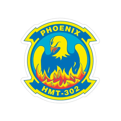 Phoenix HMT 302 (USMC) Transparent STICKER Die-Cut Vinyl Decal 5 Inch - The Sticker Space