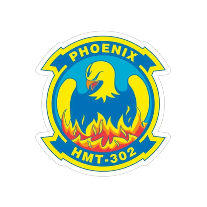 Phoenix HMT 302 (USMC) Transparent STICKER Die-Cut Vinyl Decal 6 Inch - The Sticker Space