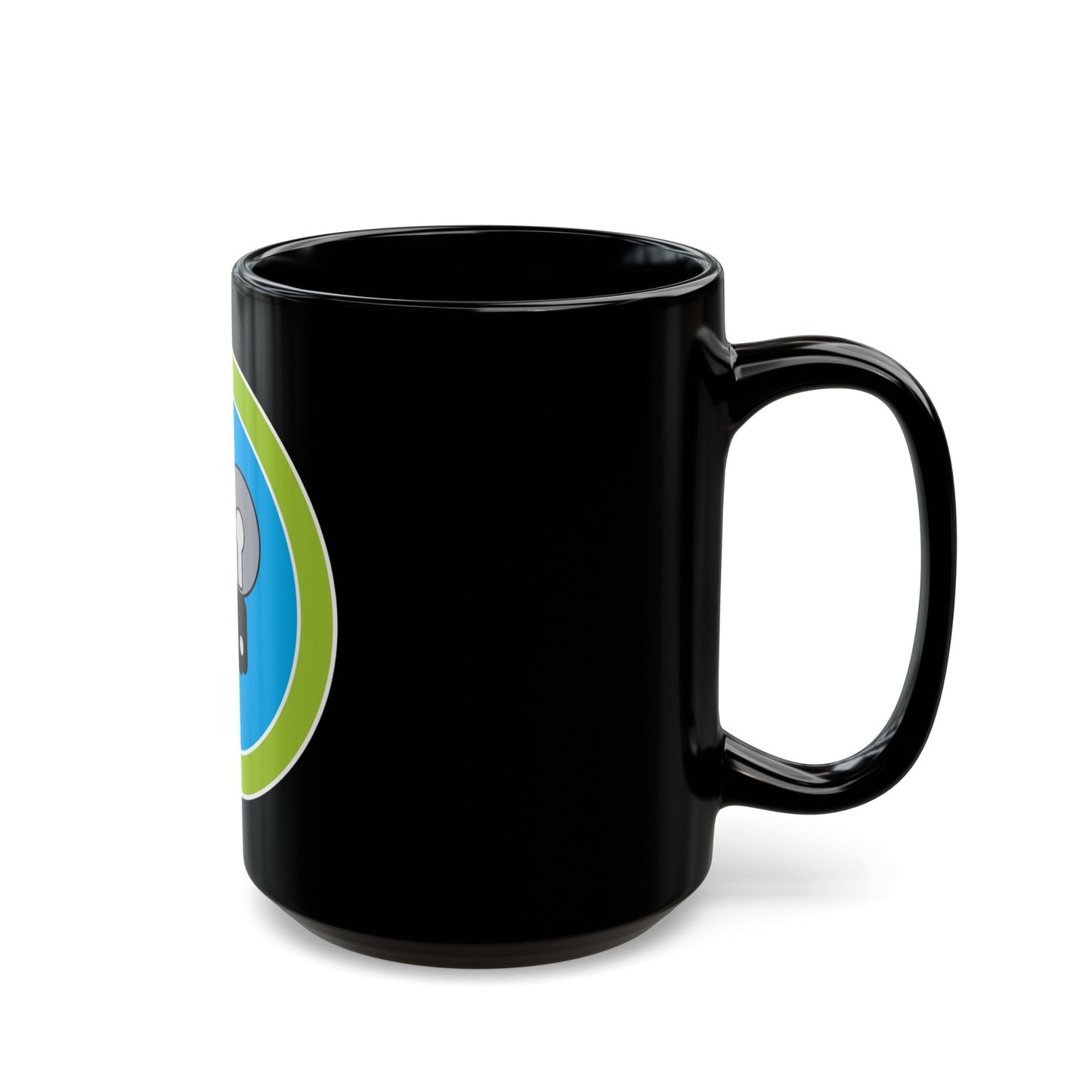 Photography (Boy Scout Merit Badge) Black Coffee Mug-The Sticker Space