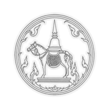 Phrae seal (Thailand) STICKER Vinyl Kiss-Cut Decal 4 Inch Transparent - The Sticker Space