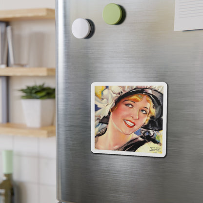 Phyllis Haver (Magazine Illustration) Refrigerator Magnet-The Sticker Space