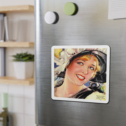 Phyllis Haver (Magazine Illustration) Refrigerator Magnet-The Sticker Space