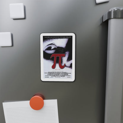 Pi 1998 Movie Poster Die-Cut Magnet-The Sticker Space