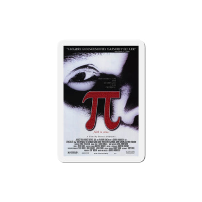 Pi 1998 Movie Poster Die-Cut Magnet-5" x 5"-The Sticker Space