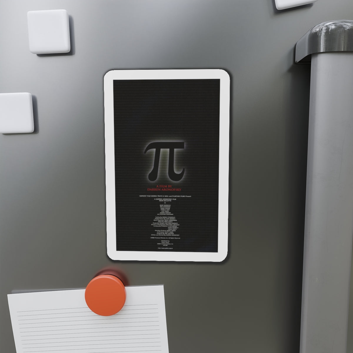 PI 1998 Movie Poster - Refrigerator Magnet-The Sticker Space