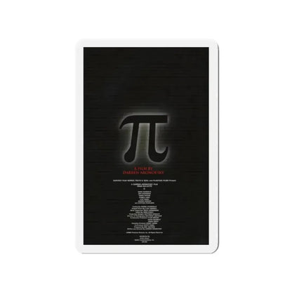 PI 1998 Movie Poster - Refrigerator Magnet 2 Inch Die-Cut - The Sticker Space