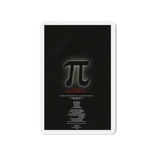 PI 1998 Movie Poster - Refrigerator Magnet 2 Inch Die-Cut - The Sticker Space