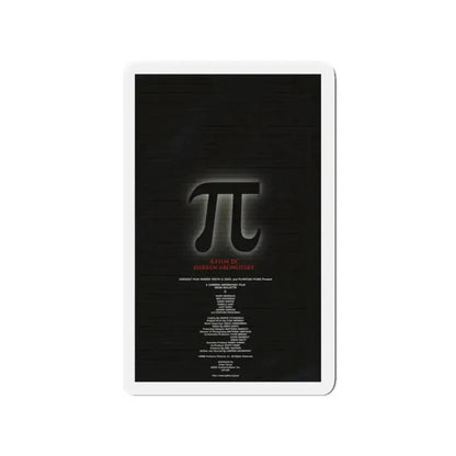 PI 1998 Movie Poster - Refrigerator Magnet 3 Inch Die-Cut - The Sticker Space