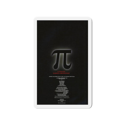 PI 1998 Movie Poster - Refrigerator Magnet-3" x 3"-The Sticker Space