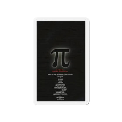 PI 1998 Movie Poster - Refrigerator Magnet 4 Inch Die-Cut - The Sticker Space