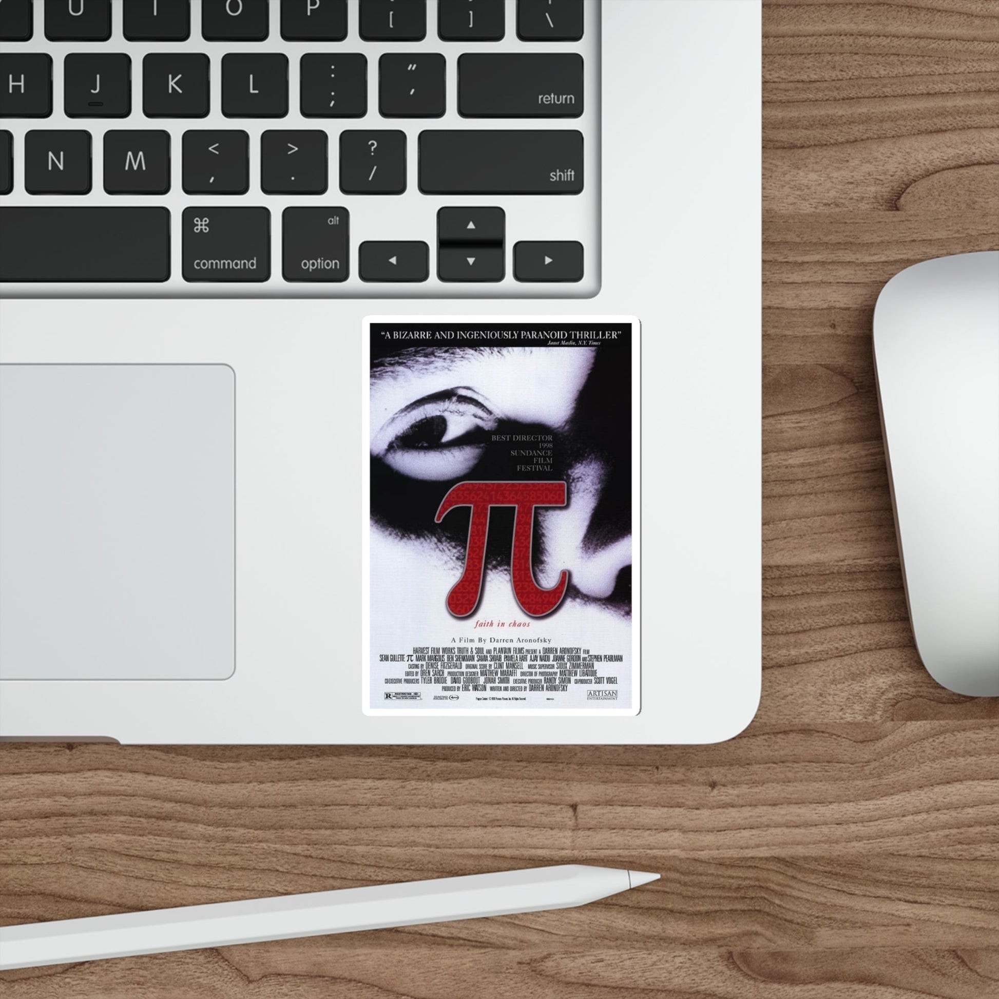 Pi 1998 Movie Poster STICKER Vinyl Die-Cut Decal-The Sticker Space