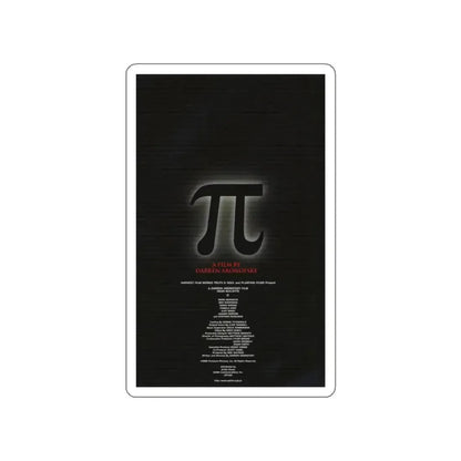 PI 1998 Movie Poster STICKER Vinyl Die-Cut Decal 6 Inch - The Sticker Space