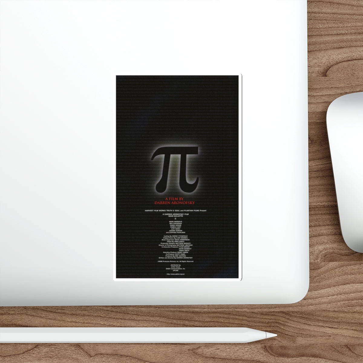 PI 1998 Movie Poster STICKER Vinyl Die-Cut Decal-The Sticker Space