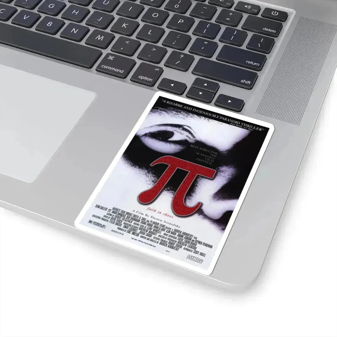 Pi 1998 Movie Poster - STICKER Vinyl Kiss-Cut Decal - The Sticker Space