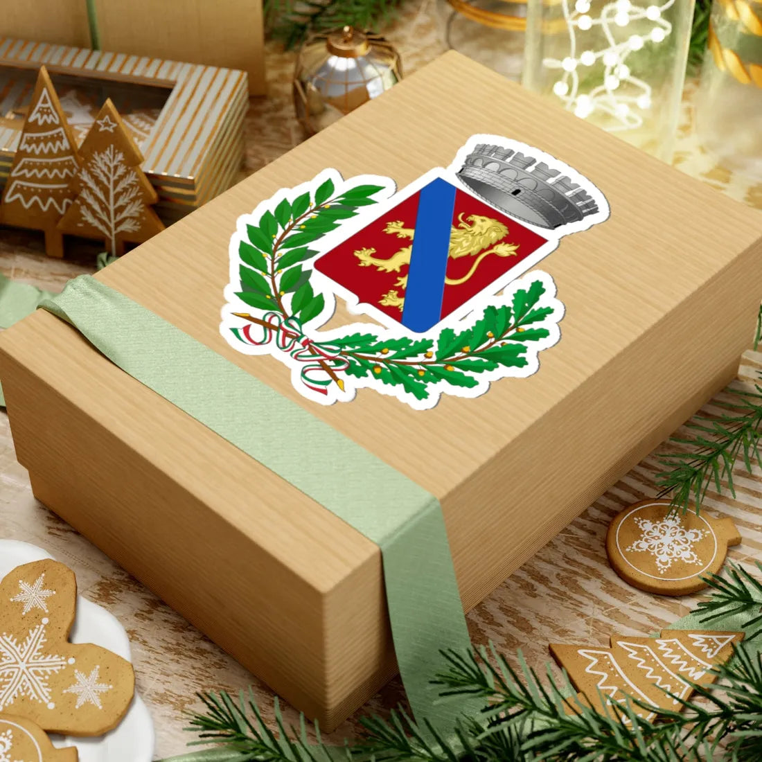 Piacenza dAdige-Stemma (Italy) (Coat of Arms) STICKER Vinyl Kiss-Cut Decal - The Sticker Space