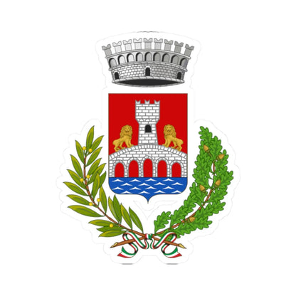 Piana Crixia-Stemma (Italy) (Coat of Arms) STICKER Vinyl Kiss-Cut Decal 2 Inch White - The Sticker Space