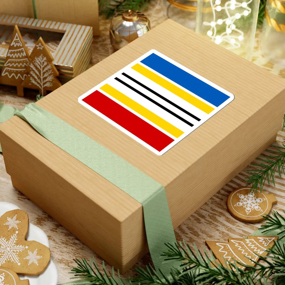 Piatykhatky flag (Ukraine) STICKER Vinyl Kiss-Cut Decal - The Sticker Space