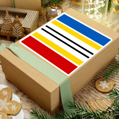 Piatykhatky flag (Ukraine) STICKER Vinyl Kiss-Cut Decal - The Sticker Space