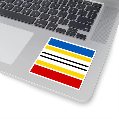 Piatykhatky flag (Ukraine) STICKER Vinyl Kiss-Cut Decal - The Sticker Space