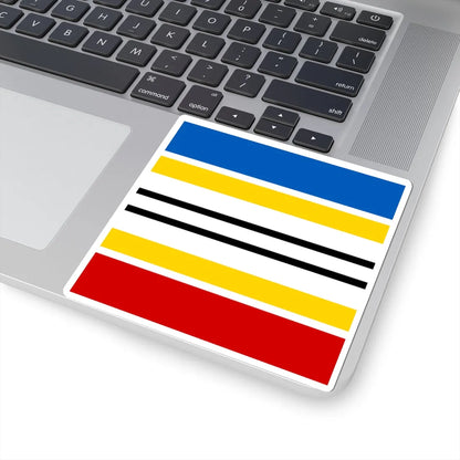 Piatykhatky flag (Ukraine) STICKER Vinyl Kiss-Cut Decal - The Sticker Space
