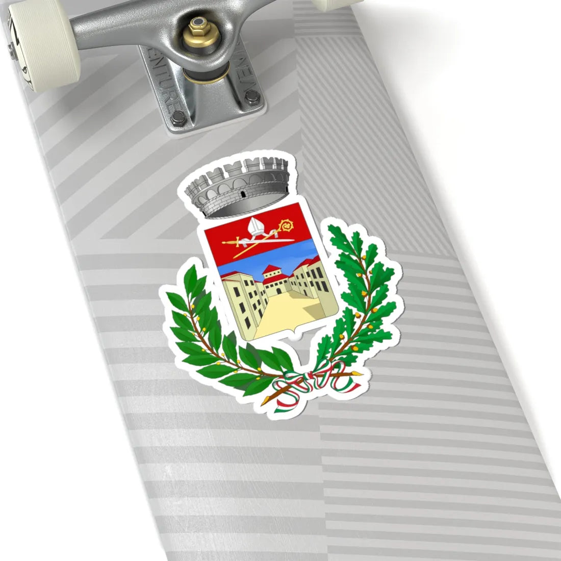 Piazza al Serchio-Stemma (Italy) (Coat of Arms) STICKER Vinyl Kiss-Cut Decal - The Sticker Space