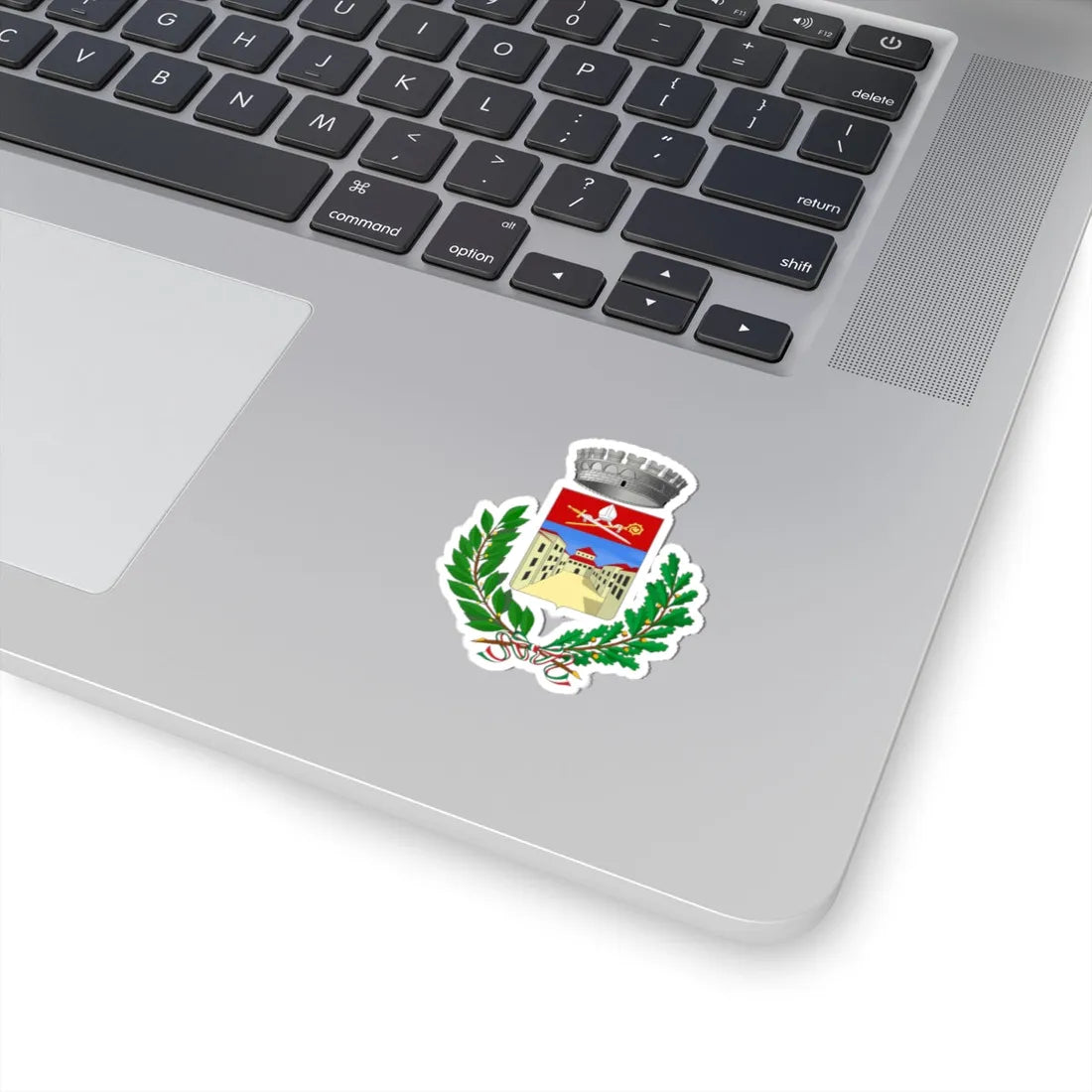 Piazza al Serchio-Stemma (Italy) (Coat of Arms) STICKER Vinyl Kiss-Cut Decal - The Sticker Space