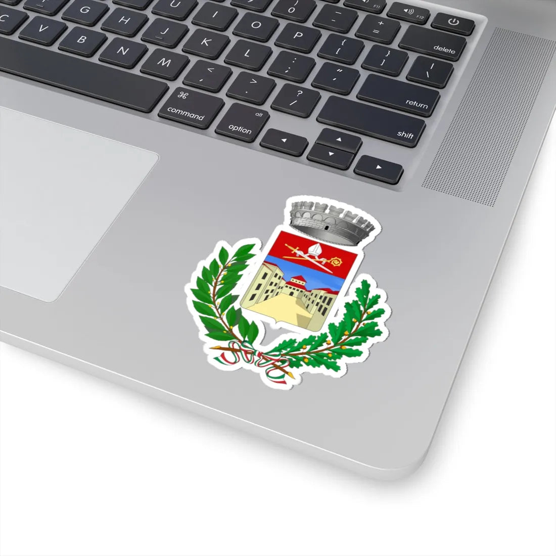 Piazza al Serchio-Stemma (Italy) (Coat of Arms) STICKER Vinyl Kiss-Cut Decal - The Sticker Space