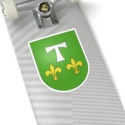 Piazzogna-coat of arms (Switzerland) (Coat of Arms) STICKER Vinyl Kiss-Cut Decal - The Sticker Space
