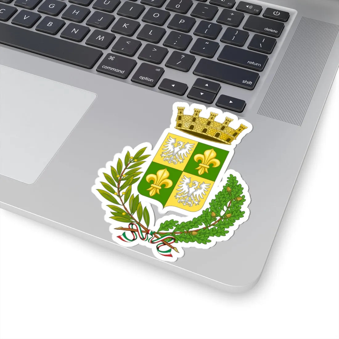 Piazzola sul Brenta-Stemma (Italy) (Coat of Arms) STICKER Vinyl Kiss-Cut Decal - The Sticker Space