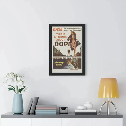 PICK UP ALLEY 1957 - Framed Movie Poster - The Sticker Space